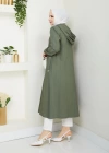 tesettür fermuarlı kap SERRA MODA