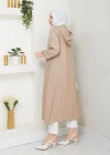tesettür fermuarlı kap SERRA MODA