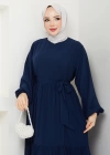 Islami Tesettür Ferace Bol Kesim Elbise