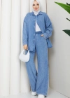 tesettür kot denım ikili takım