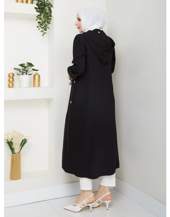 tesettür fermuarlı kap SERRA MODA