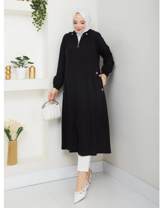 tesettür fermuarlı kap SERRA MODA