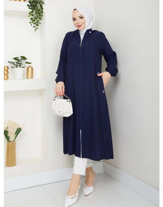tesettür fermuarlı kap SERRA MODA