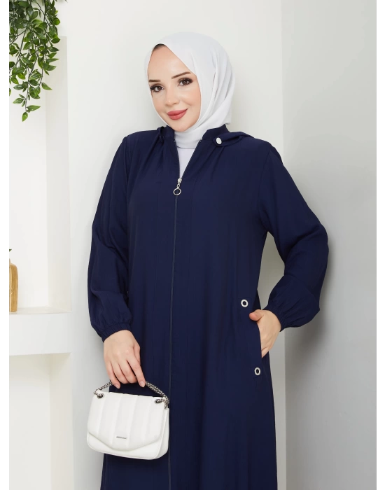 tesettür fermuarlı kap SERRA MODA