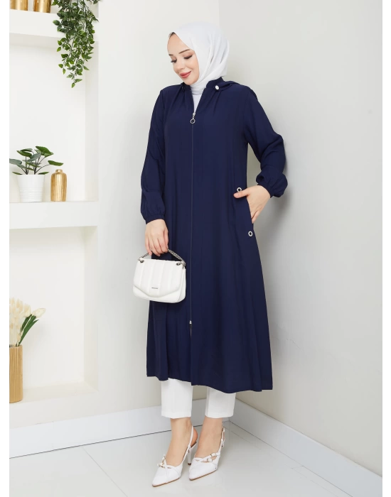 tesettür fermuarlı kap SERRA MODA