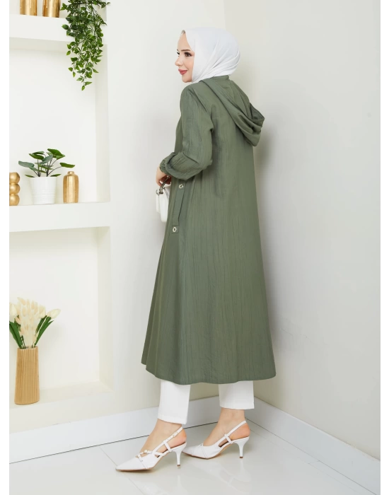 tesettür fermuarlı kap SERRA MODA