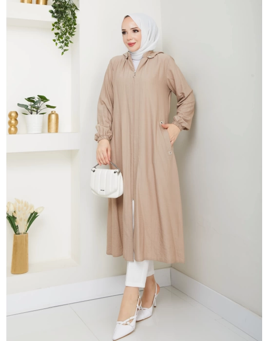 tesettür fermuarlı kap SERRA MODA