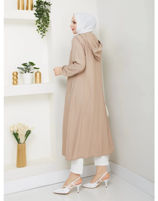 tesettür fermuarlı kap SERRA MODA