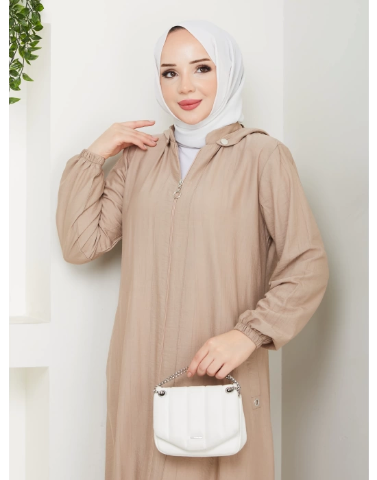 tesettür fermuarlı kap SERRA MODA