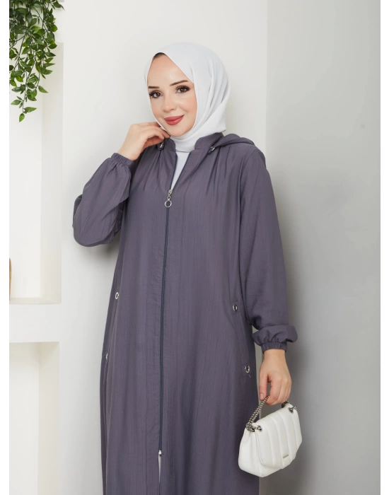 tesettür fermuarlı kap SERRA MODA