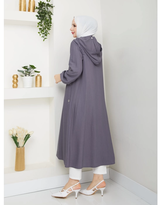 tesettür fermuarlı kap SERRA MODA