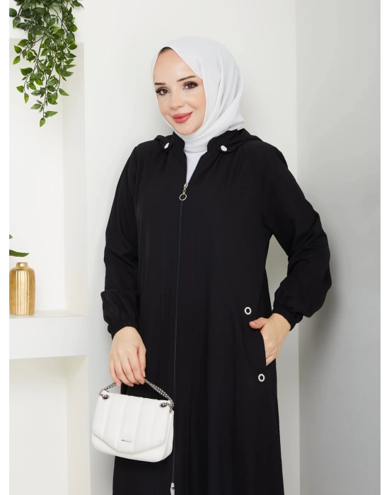 tesettür fermuarlı kap SERRA MODA