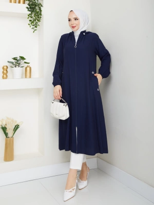 tesettür fermuarlı kap SERRA MODA