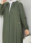 tesettür fermuarlı kap SERRA MODA
