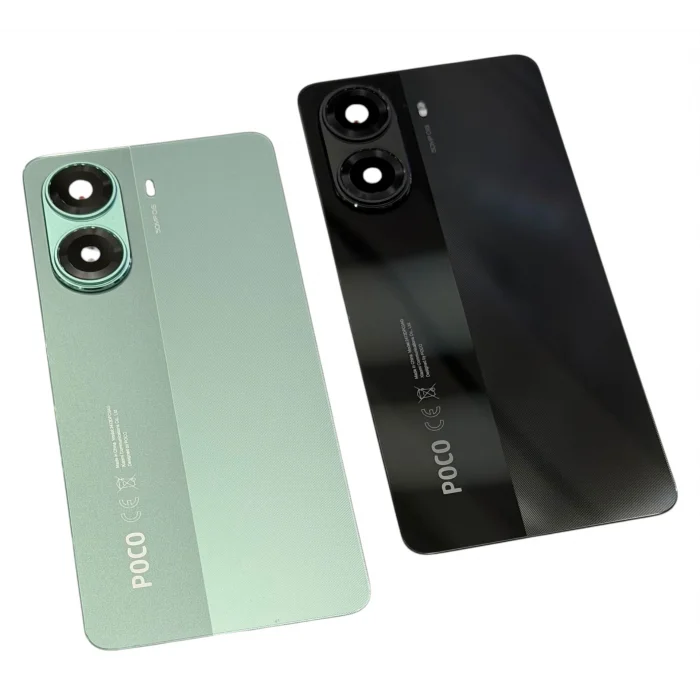 Poco X7 Pro Arka Kapak Pil Kapağı Full Kamera Camlı