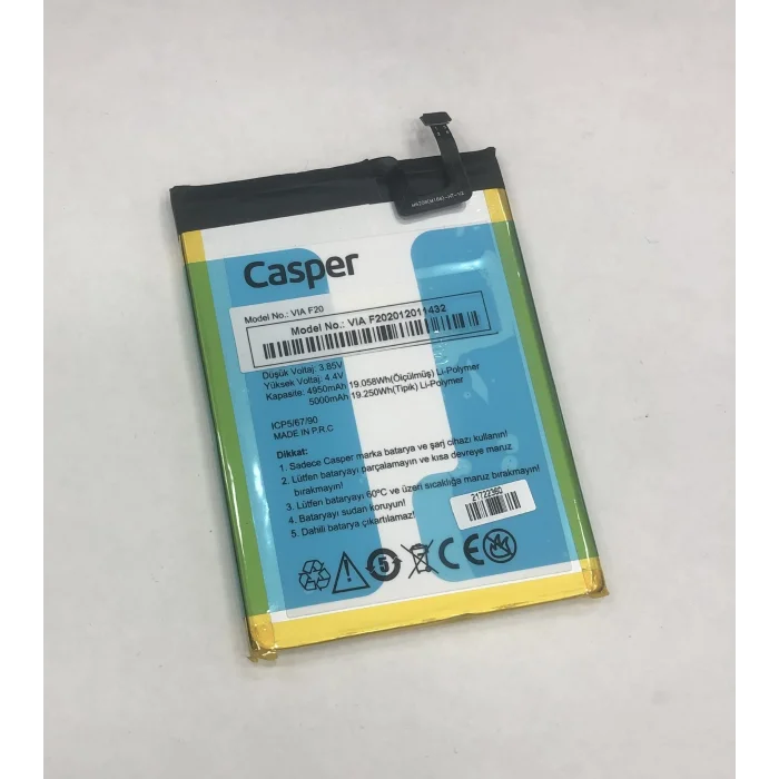 Casper Via F20 Batarya (5000 mAh) Orjinal