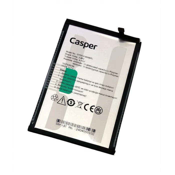 Casper Via X30 - X30 Plus Batarya (4600 mAh) Orjinal