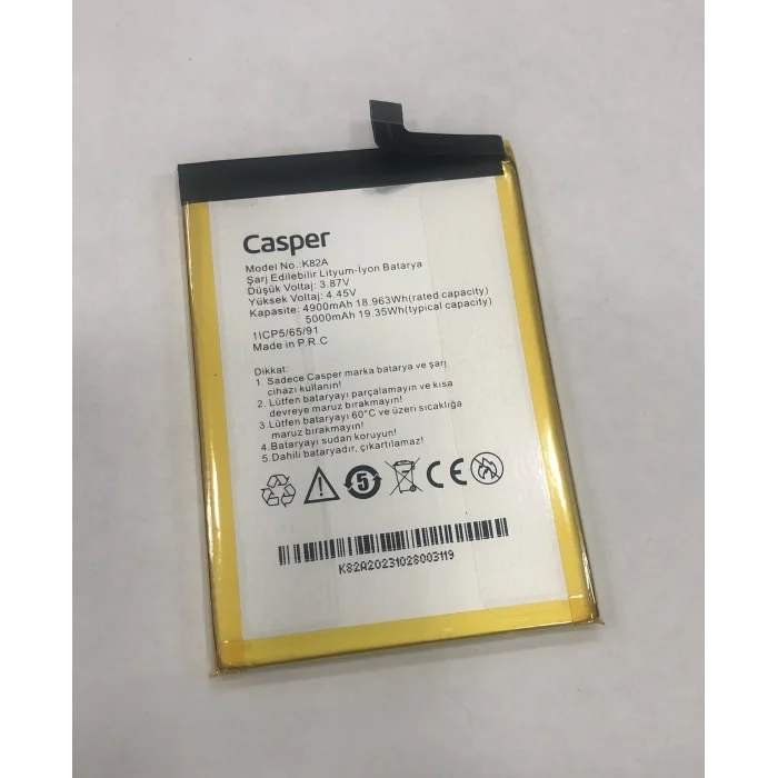 Casper Via X40 Batarya (5000 mAh) Orjinal