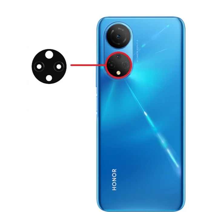 Huawei Honor X7 Kamera Camı Alt