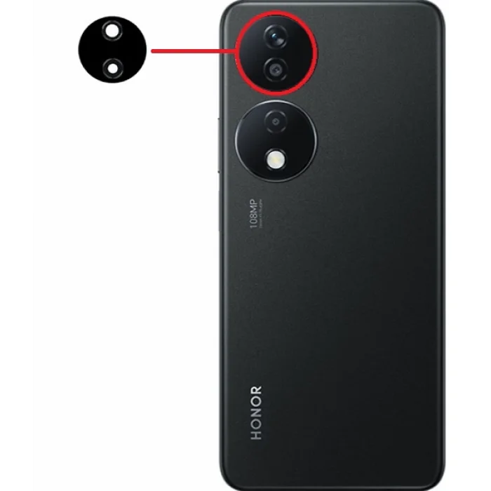 Huawei Honor X7b Kamera Camı Üst