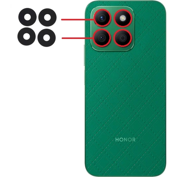 Huawei Honor X8b Kamera Camı Full