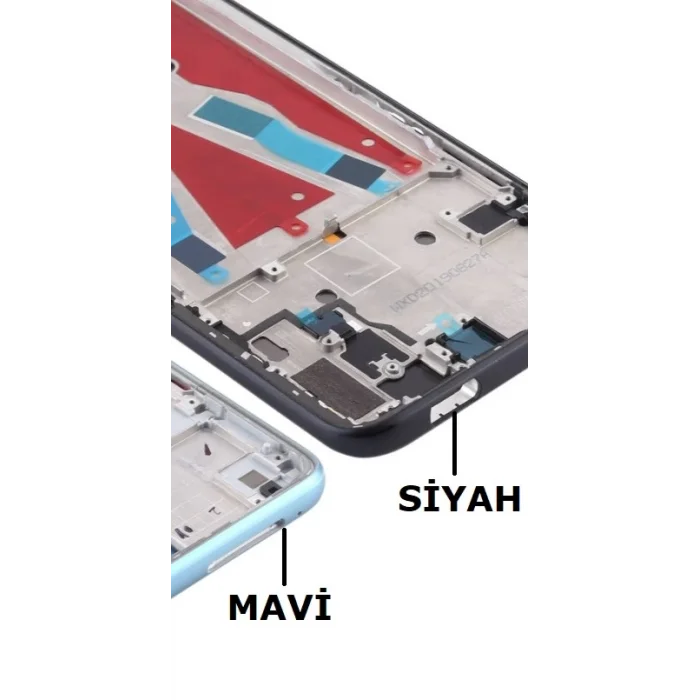 Huawei P Smart Pro (STK-L21) Lcd Ekran + Dokunmatik Full Çıtalı