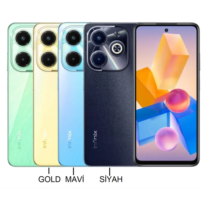 infinix Hot 40i (X6528B) Arka Kapak Pil Kapağı Full