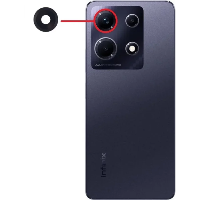 infinix Note 30 (X6833B) Kamera Camı Üst