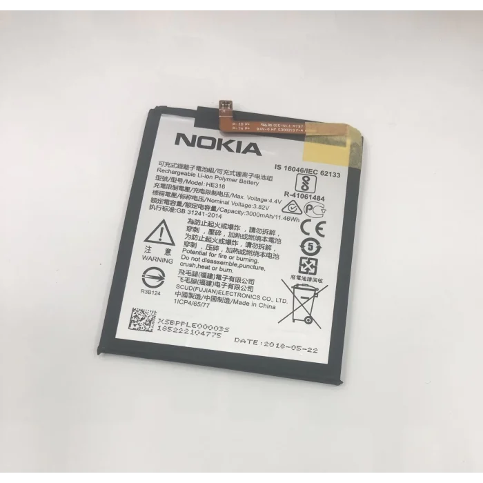 Nokia 6 (TA-1033) Batarya 3000 mAh Orjinal