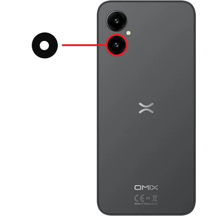 Omix X5 Kamera Camı Alt