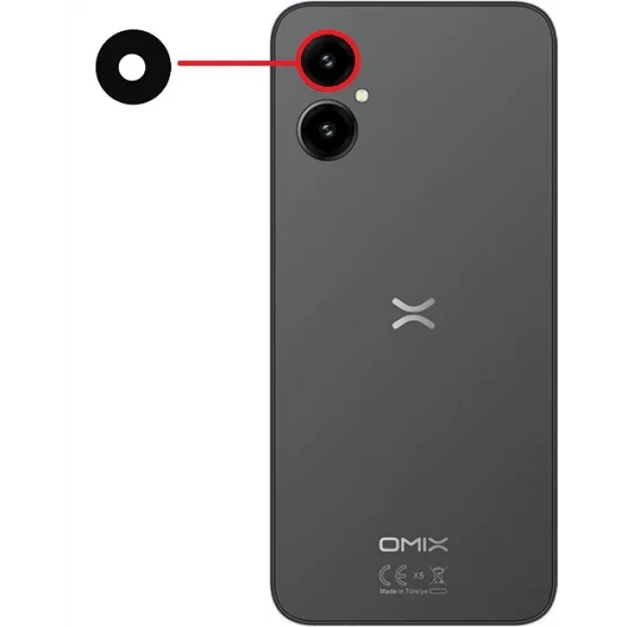 Omix X5 Kamera Camı Üst