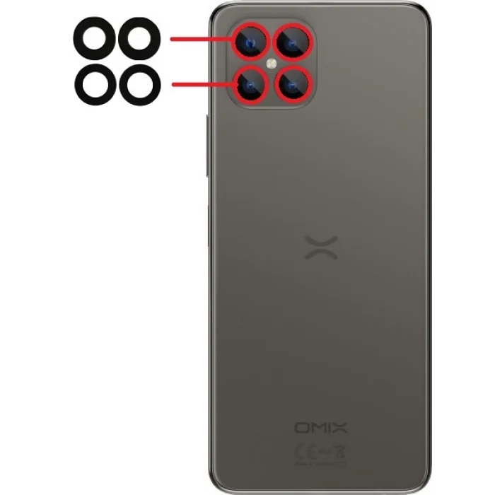 Omix X600 Kamera Camı
