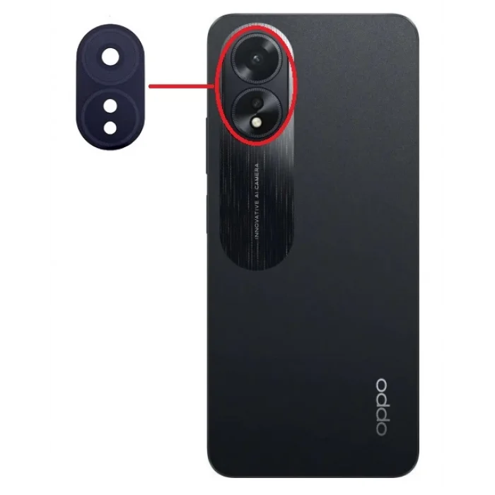 Oppo A18 Kamera Camı