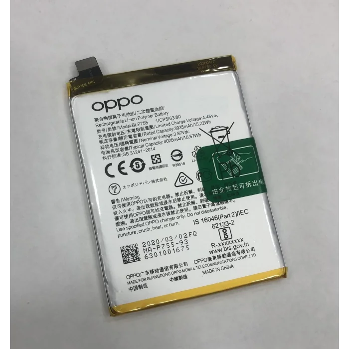 Oppo Reno 3 (CPH2043) Batarya 4025 mAh