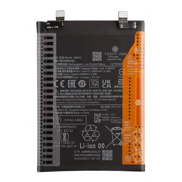 Poco X4 GT Batarya (5080 mAh)