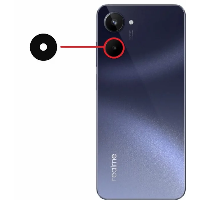 Realme 10 (RMX3630) Kamera Camı Alt