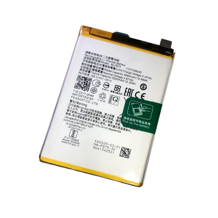 Realme Note 60 (RMX3933) Batarya 5000 mAh