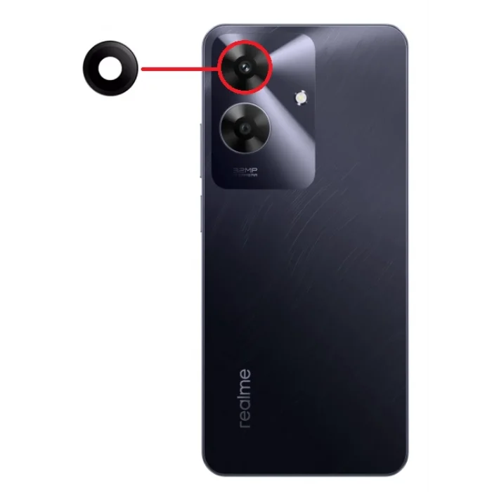 Realme Note 60 (RMX3933) Kamera Camı Üst