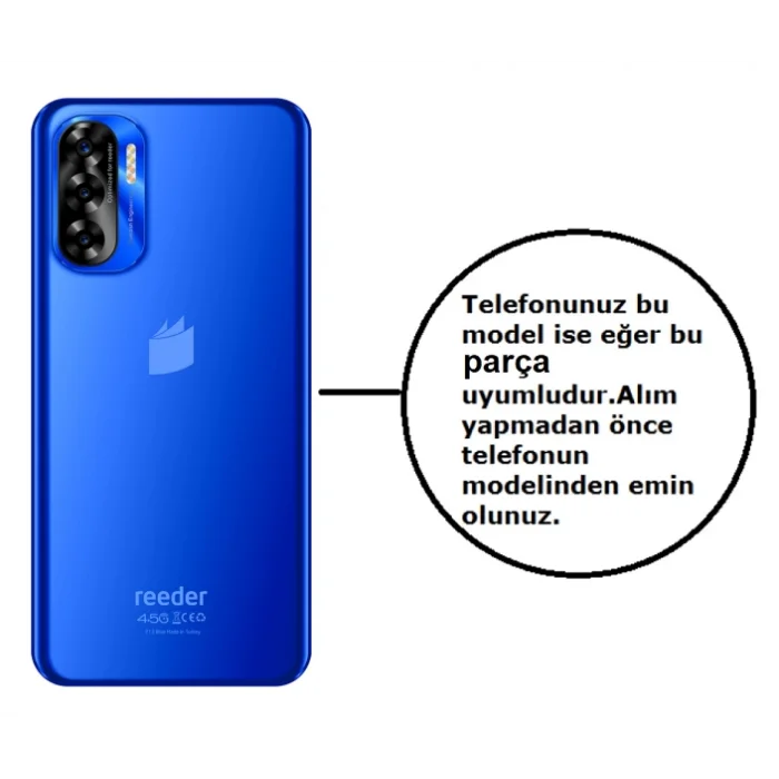 Reeder P13 Blue 2022 Buzzer , Hoparlör Full Orjinal