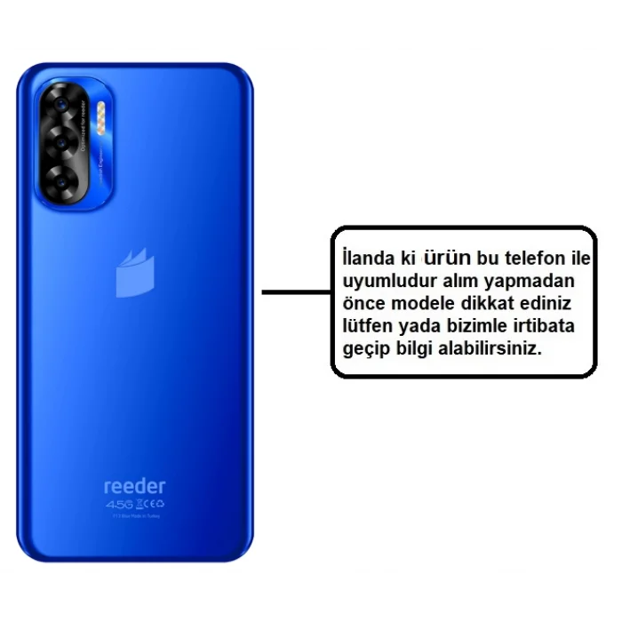 Reeder P13 Blue 2022 Dokunmatik (Ön Cam)