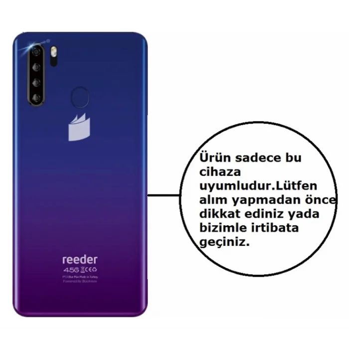 Reeder P13 Blue Max Ekran Çıtası Orjinal Çıkma