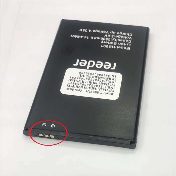 Reeder P13 Blue Max L 2021 Batarya (3800 mAh)