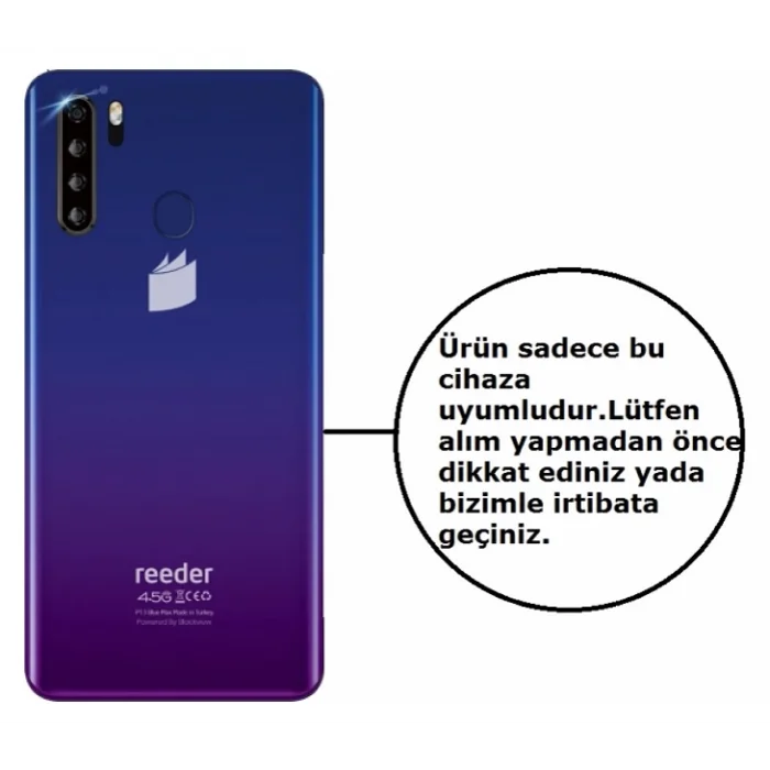 Reeder P13 Blue Max Şarj Soketi + Mikrofon Full