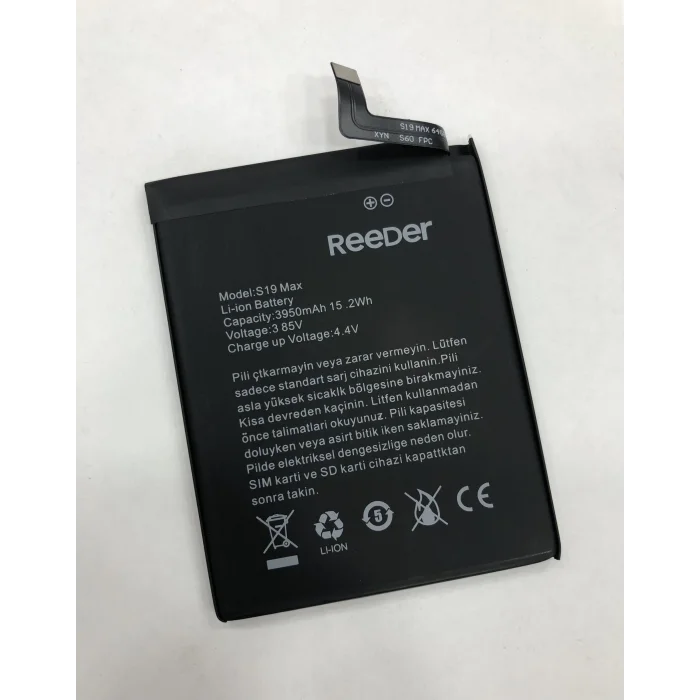 Reeder S19 Max Batarya (3950 mAh)