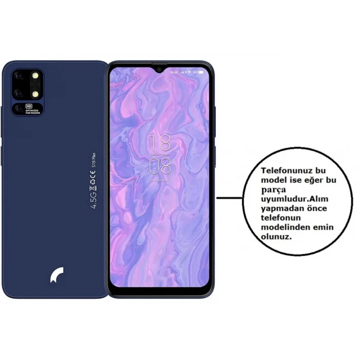 Reeder S19 Max Ekran Çıtası Orjinal Çıkma