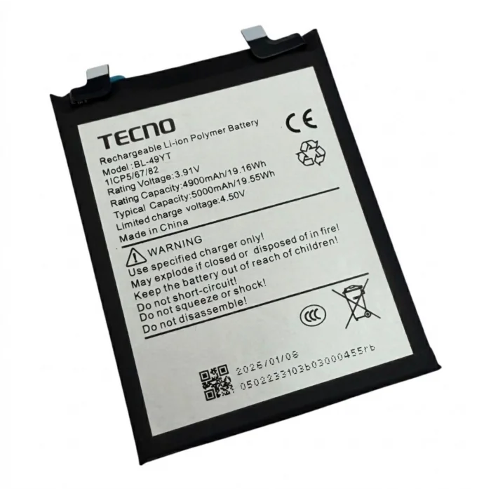 Tecno Camon 30 Premier Batarya (5000 mAh)