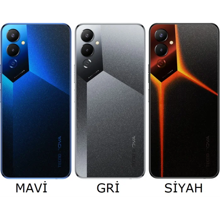 Tecno Pova 4 (LG7n) Kasa Arka Kapak Pil Kapağı