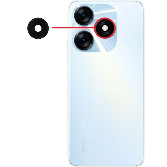 Tecno Spark 10 (KI5q) Kamera Camı