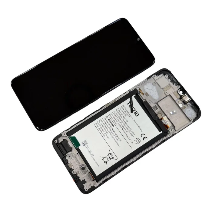 Tecno Spark 10 (KI5q) Lcd Ekran + Dokunmatik Çıtalı Orjinal Çıkma