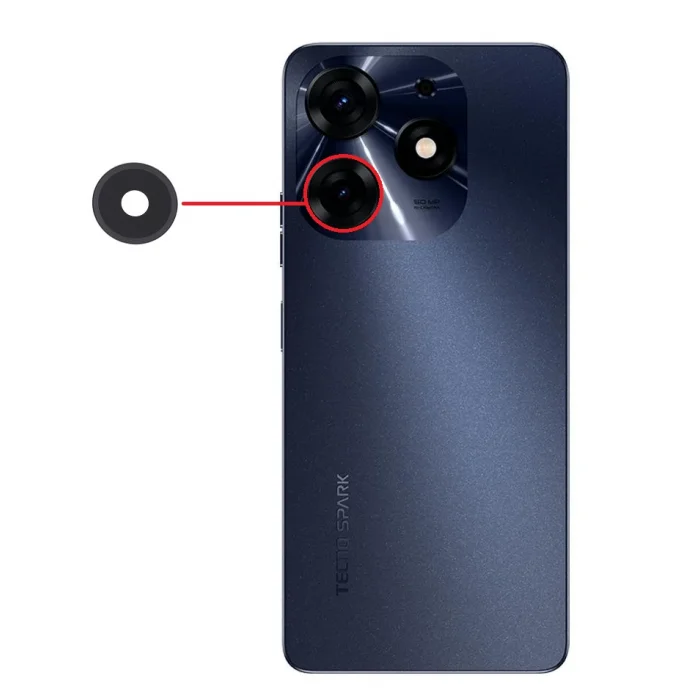 Tecno Spark 10 Pro (KI7) Kamera Camı Alt